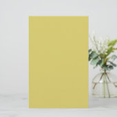 Gentle Warm Yellow Stationery Paper 便箋 (スタンド正面)