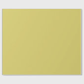 Gentle Warm Yellow Wrapping Paper Roll ラッピングペーパー (フラット)