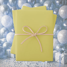 Gentle Warm Yellow Wrapping Paper Sheets ラッピングペーパーシート