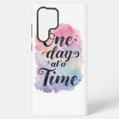 Gentle Watercolor Motivational Message Samsung Galaxyケース (裏面)