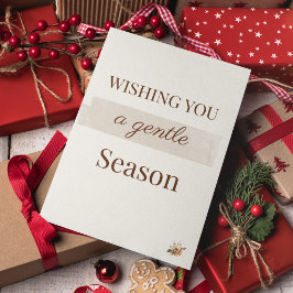 Gentle Winter Wish Flat Card