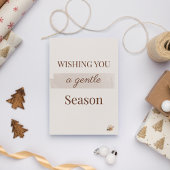 Gentle Winter Wish Flat Card