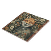 Gentleman Fox in Evening Attire Vintage Woodland タイル (側面)