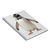 Gentleman Penguin in Bow Tie and Glasses ノートブック (右側)