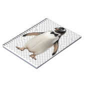 Gentleman Penguin in Bow Tie and Glasses ノートブック (左側)