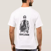 Gentleman t shirt  tシャツ (裏面)