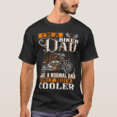 Gentlemen Funny - I'm a Biker Dad saying motorcycl Tシャツ (正面)