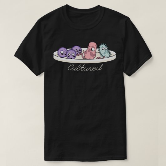 Gentlemen Microbes Tシャツ (デザイン正面)