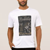 Gentlemen’s Barbershop Retro Haircuts Shaves Tシャツ (正面)