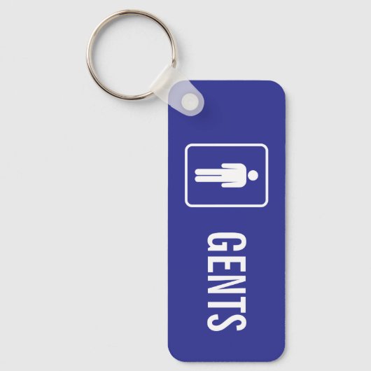 gentlemen Toilet Keychain キーホルダー (正面)