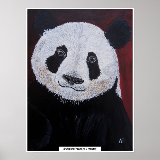 Gentlest of Giants Painting by Alfred Fox ポスター (正面)