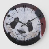 Gentlest of Giants Painting by Alfred Fox ラージ壁時計 (正面)