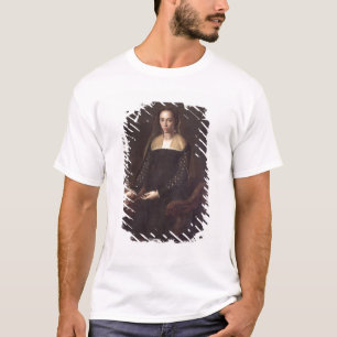Gentlewomanのポートレート、1559年(パネルの油) Tシャツ
