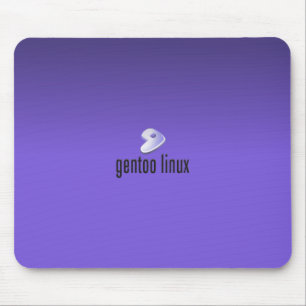 GentooのLinuxの紫色 マウスパッド