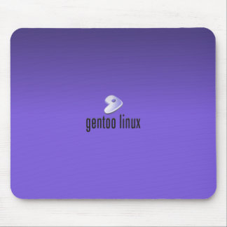 GentooのLinuxの紫色 マウスパッド