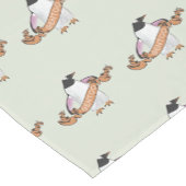 Gentooペンギン ショートテーブルランナー (コーナー)