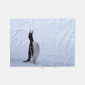 Gentooペンギン フリースブランケット (正面(横))