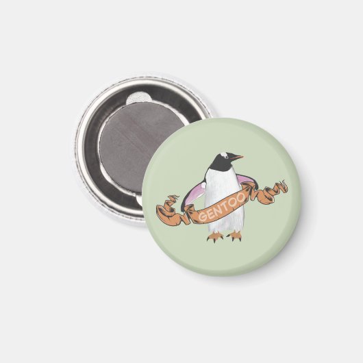 Gentooペンギン マグネット (正面/裏面)