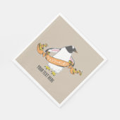 Gentooペ日本のン書ギン漢字 スタンダードランチョンナプキン (角)