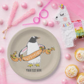 Gentooペ日本のン書ギン漢字 ペーパープレート (パーティー)