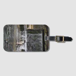 Gentoo Penguin & Friendsエディンバラ動物園スコットランド ラゲッジタグ