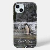 Gentoo Penguin & Friends Waterfall Zoo Scotland Case-Mate iPhoneケース (裏面)