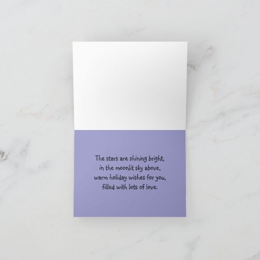 Gentoo Penguin Greetings Card シーズンカード (内部)