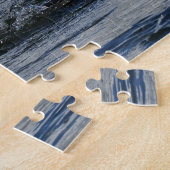 Gentoo Penguins Jumping into Water in Antarctica ジグソーパズル (側面)