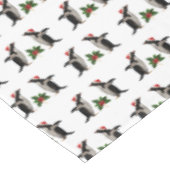 GentoosとHolly Tableloth （色を選択） テーブルクロス (アングル)