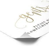 Gentsの結婚バスルームのサインあなたのサイズを選択 フォトプリント (角)