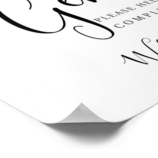 Gentsトイレの看板 – トイレタリーモダン ポスター (角)