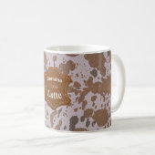 Genuine 100% Latte – Iced Latte Mug コーヒーマグカップ (正面右)