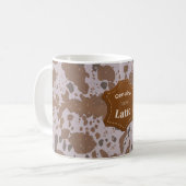 Genuine 100% Latte – Iced Latte Mug コーヒーマグカップ (正面左)