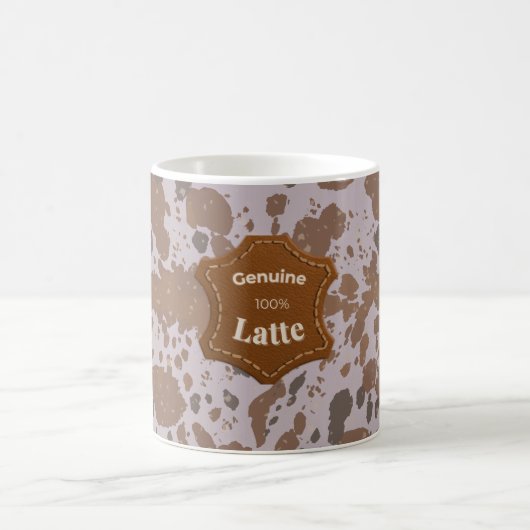 Genuine 100% Latte – Iced Latte Mug コーヒーマグカップ (中央)