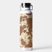 Genuine 100% Latte Mug | Cowhide Coffee Aesthetic ウォーターボトル (背面)