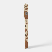 Genuine 100% Latte Mug | Cowhide Coffee Aesthetic iPhoneケース (左側面)