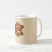 Genuine 100% Latte Neutral Pattern Mug コーヒーマグカップ (正面右)