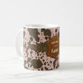 Genuine 100% Latte – Rose Latte Mug コーヒーマグカップ (正面左)