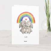 Genuine Apology Minimalist Greeting Card カード (裏面)