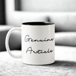 Genuine Article Quote ツートーンマグカップ