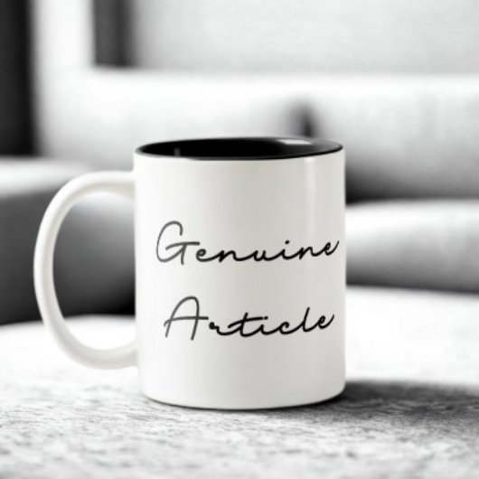 Genuine Article Quote ツートーンマグカップ