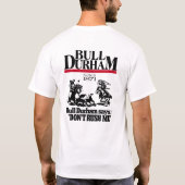 “Genuine Bull Durham Smoking Tobacco,” Tシャツ (裏面)