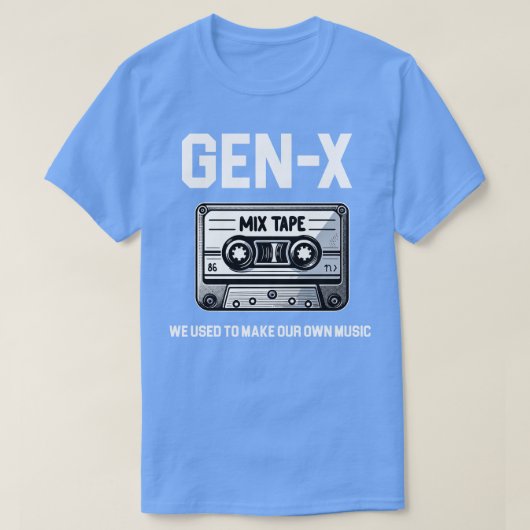 GenXミックステープ Tシャツ (デザイン正面)