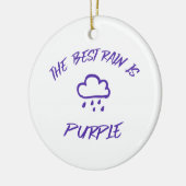 GenX雨最高のは紫 セラミックオーナメント (左)