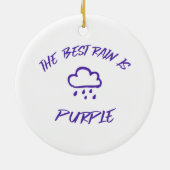 GenX雨最高のは紫 セラミックオーナメント (裏面)