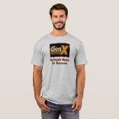 GenX - デフォルトモードは皮肉 Tシャツ (正面フル)