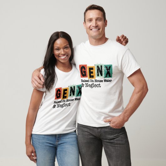 GenX | ホースの水と怠慢に育てられた世代 Tシャツ (ユニセックス)