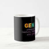 GenX – 全員に迷惑 コーヒーマグカップ (正面右)