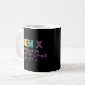 GenX – 全員に迷惑 コーヒーマグカップ (正面左)