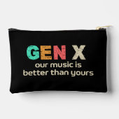 GenX – 私たちの音楽はより良いコスメティックバッグ アクセサリーポーチ (裏面)